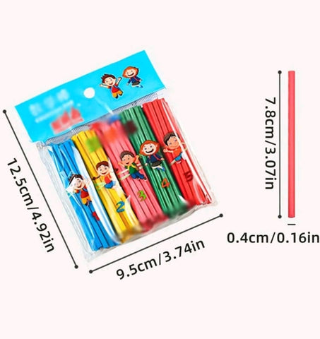 100pc wooden counting sticks